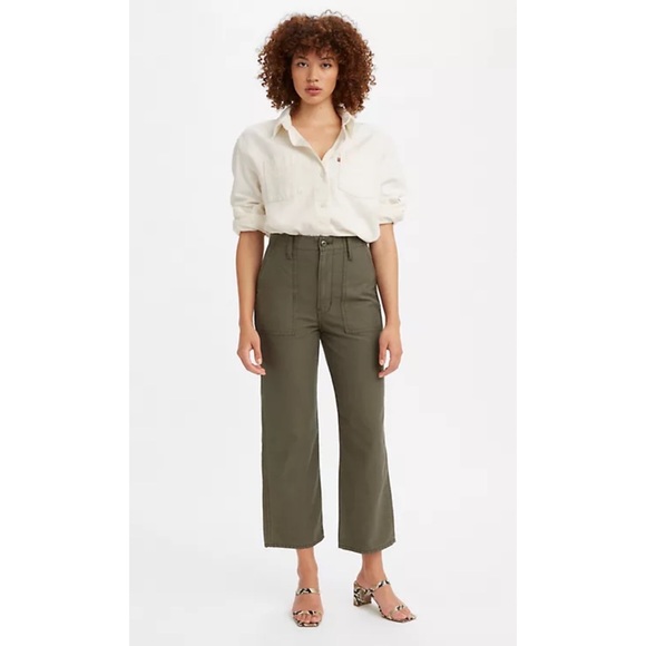 Levi's® Premium RIBCAGE UTILITY WIDE-LEG WOMEN'S PANTS - Picture 7 of 8